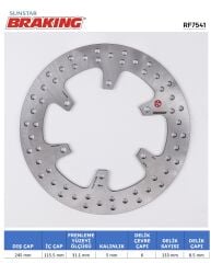 Yamaha XT 660 R YAMAHA XT 660 R / X / XTZ TENERE YUVARLAK ARKA FREN DİSKİ