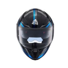 Nukro YM-853 Power Blue Black Kapalı Kask