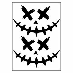 A4 STİCKER 113 TEK PAKET ÇOKLU STİCKER JOKER SİYAH