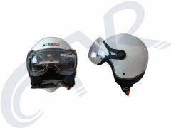 CTVR-201 AÇIK ÇENESİZ KASK BEYAZ ( S-M-L-XL BEDEN )