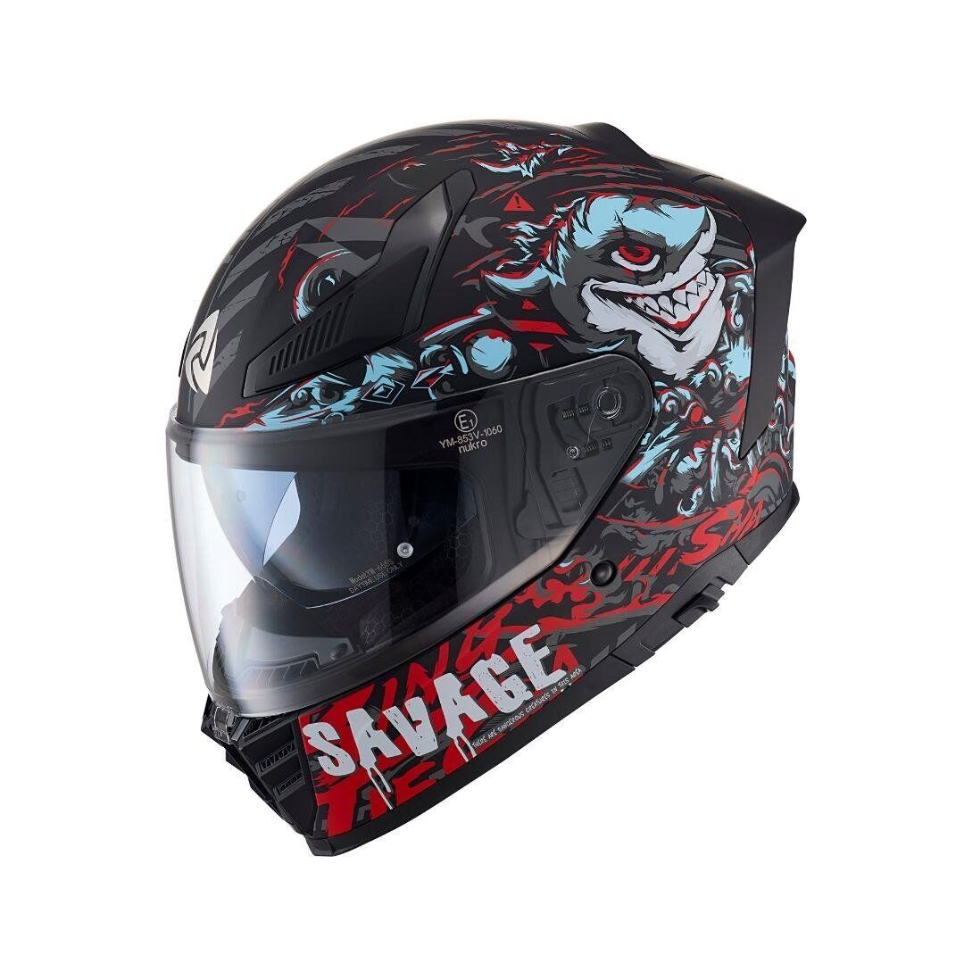 Nukro YM-853 Savage Kapalı Kask
