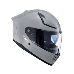 Nukro YM-853 Solid Gloss Nardo Gray Kapalı Kask