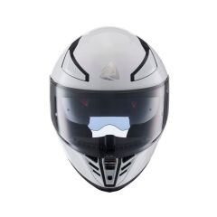 Nukro YM-853 Solid Gloss White Kask