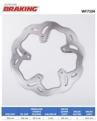 Kawazaki NINJA 300 DALGALI ÖN FREN DİSKİ