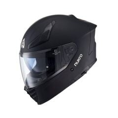 Nukro YM-853 Solid Matt Black Kask