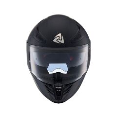 Nukro YM-853 Solid Matt Black Kask