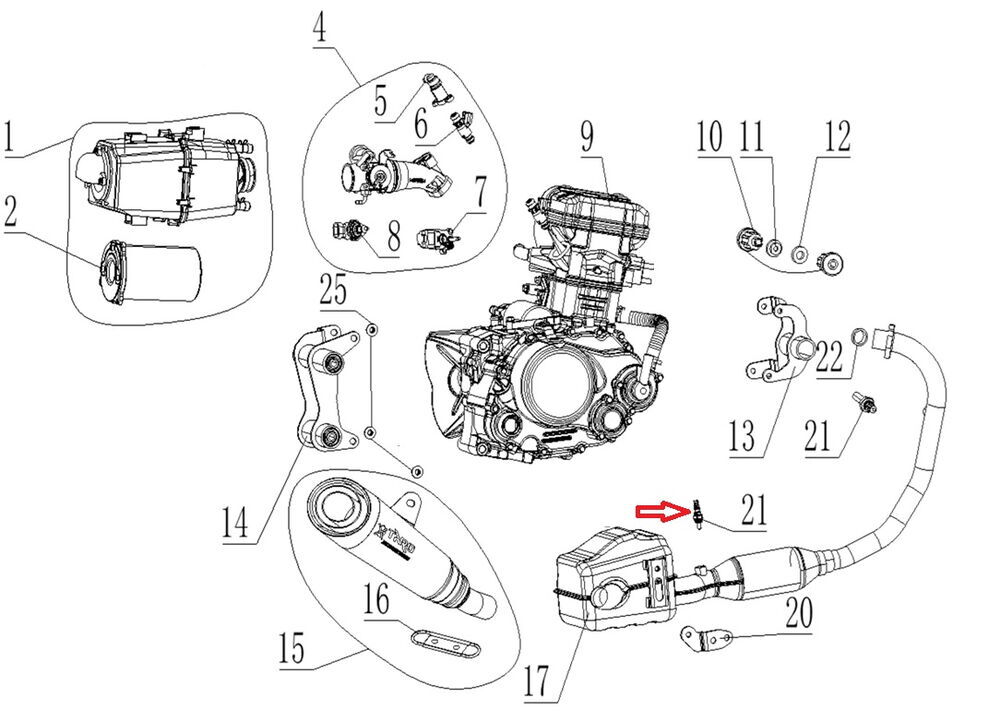 REGAL RAPTOR SPN 125 Oksijen Sensörü