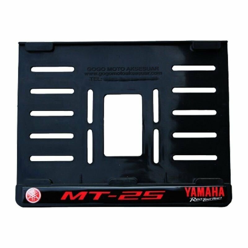 YAMAHA MT-25 UYUMLU 1 PLASTİK (15x24 cm) KIRILMAZ PLAKALIK