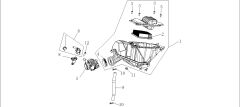 VOGE R125 HAVA FİLTRE SÜNGERİ