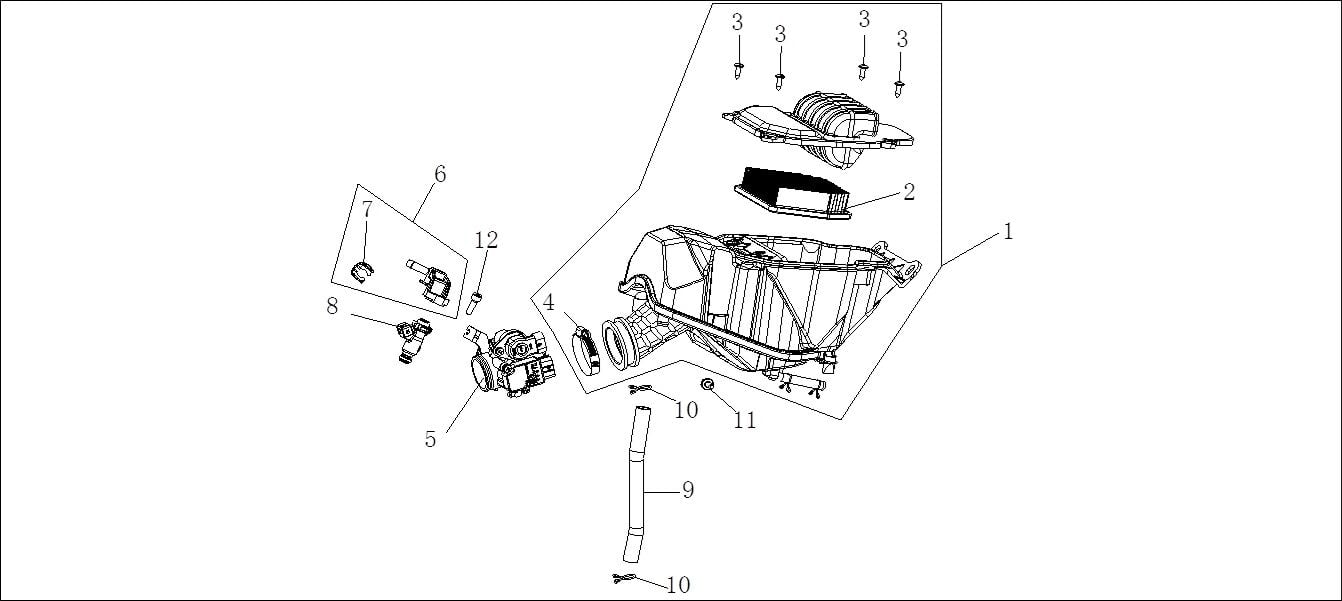 VOGE R125 ENJEKTÖR KEPİ