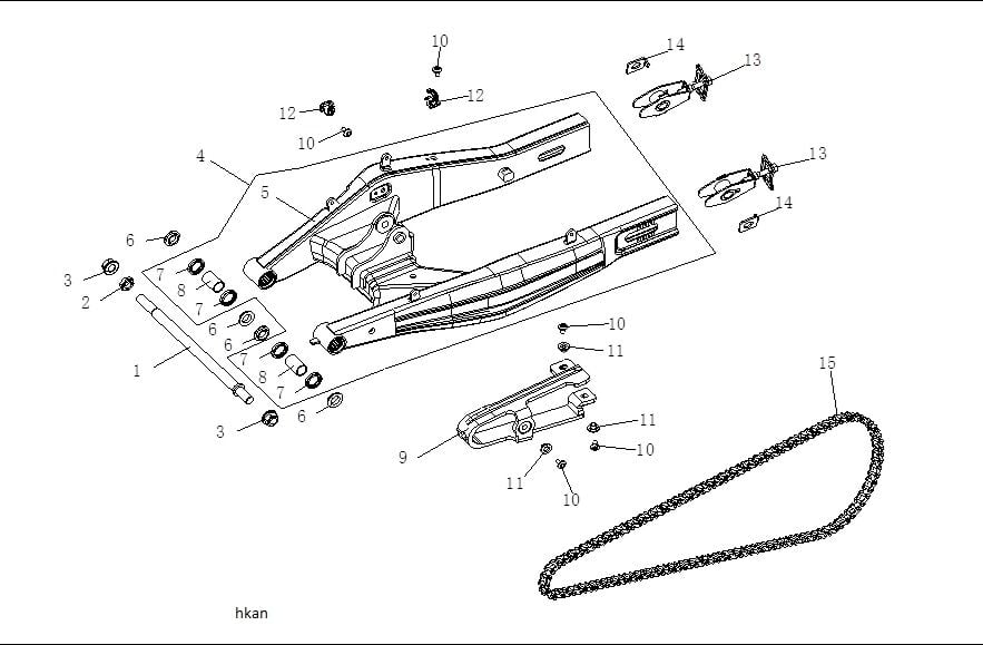 VOGE R125 ZİNCİR GERGİ PULU