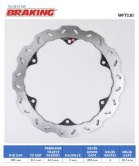 Honda CBR 650 F HONDA CB 500F / CBR 500 R / CB 650 F / CBR 650 F DALGALI ÖN FREN DİSKİ