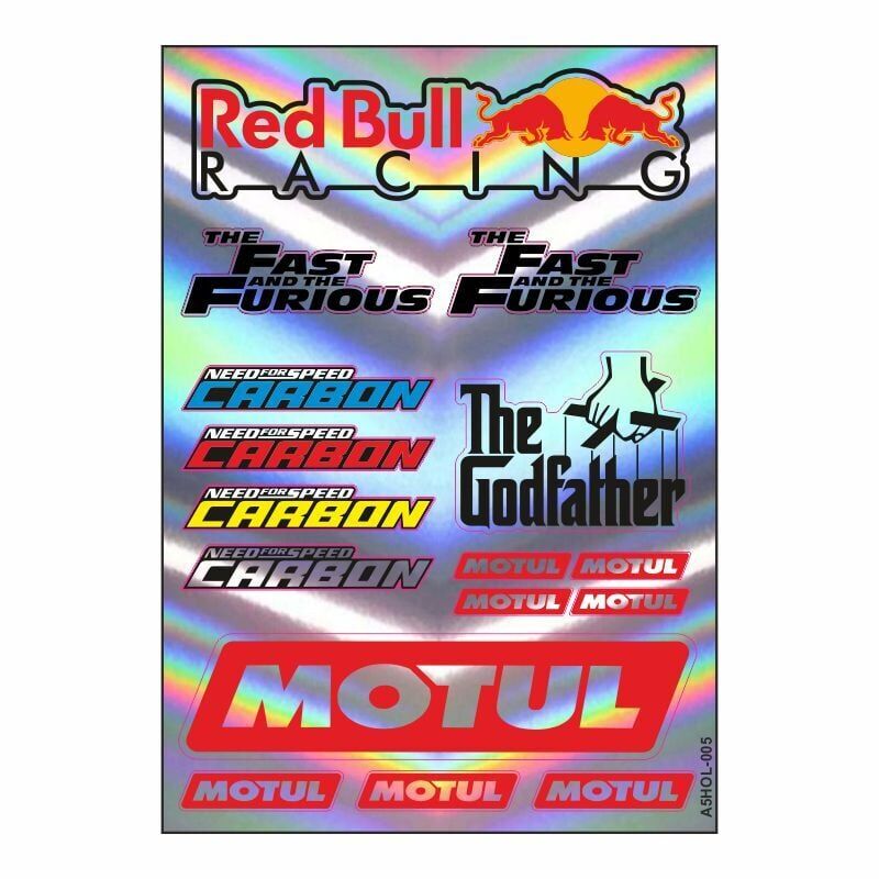 A5 HOLOGRAM STİCKER 075 TEK PAKET ÇOKLU STİCKER