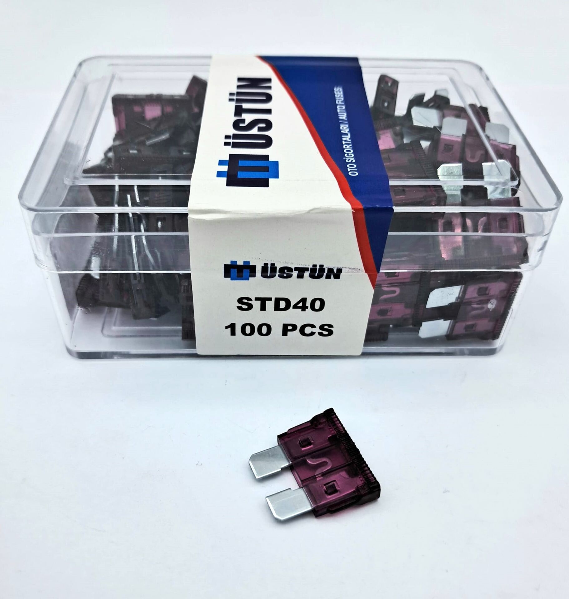 KYMCO AGILITY CITY 125 BIÇAK SİGORTA 40 AMPER(1 KUTU = 100 ADET)