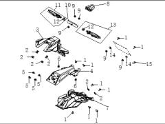 VOGE R125 ÖN SİNYAL SOL