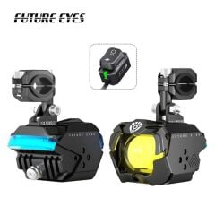 Future Eyes F30P Motosiklet Sis Farı 120W Mavi Angel