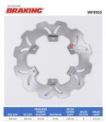 VESPA VESPA GTS 250 VESPA GTS 125-250-300 DALGALI ÖN VE ARKA FREN DİSKİ