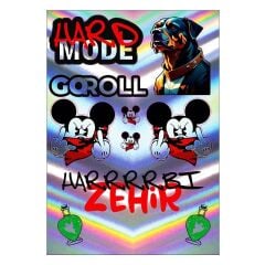 A5 HOLOGRAM STİCKER 083 TEK PAKET ÇOKLU STİCKER