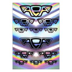 A5 HOLOGRAM STİCKER 085 TEK PAKET ÇOKLU STİCKER