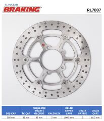 TRIUMPH SPEED TWIN 1200 TRIUMPH TIGER 800-1200 YUVARLAK ÖN FREN DİSKİ