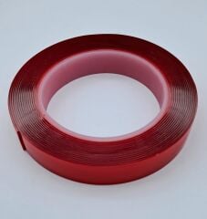 KYMCO AGILITY CITY 125 ÇİFT TARAFLI BANT 20MM * 5MT KIRMIZI ŞEFFAF (1 PAKET = 5 ADET)