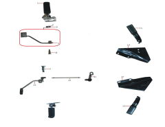 REGAL RAPTOR DD-250E-9B Fren Pedalı Arka