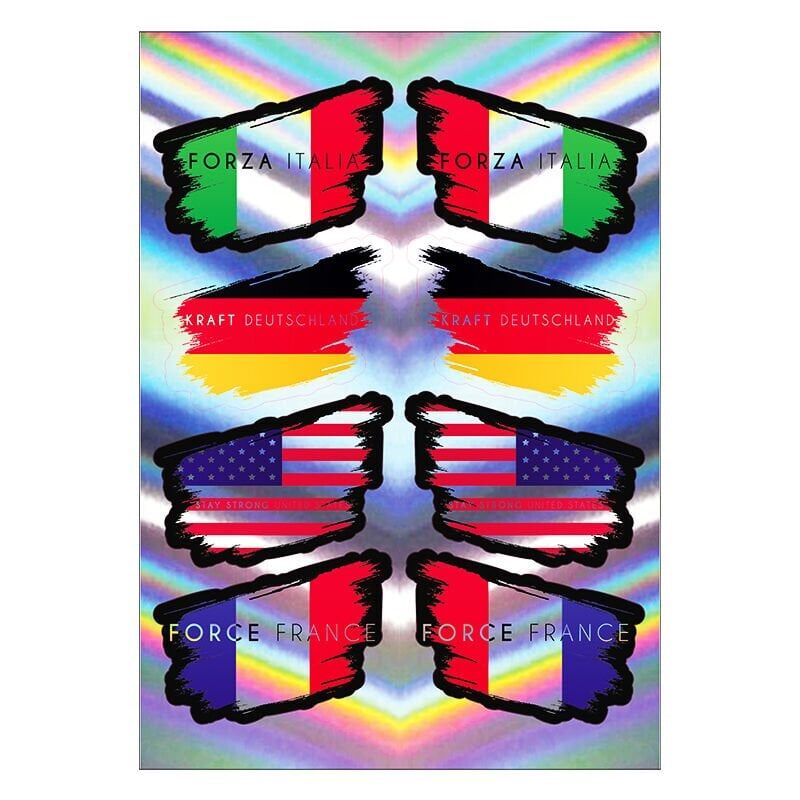 A5 HOLOGRAM STİCKER 091 TEK PAKET ÇOKLU STİCKER