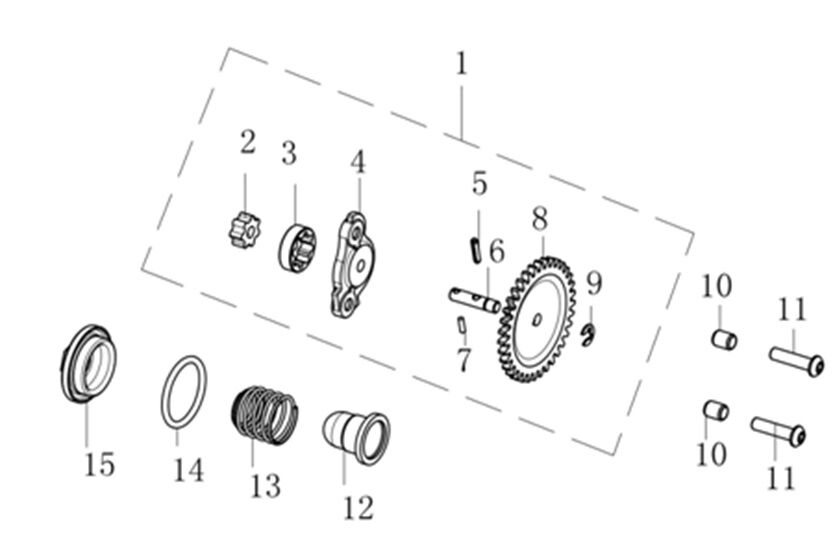 VOGE SR1 125 YAĞ POMPASI
