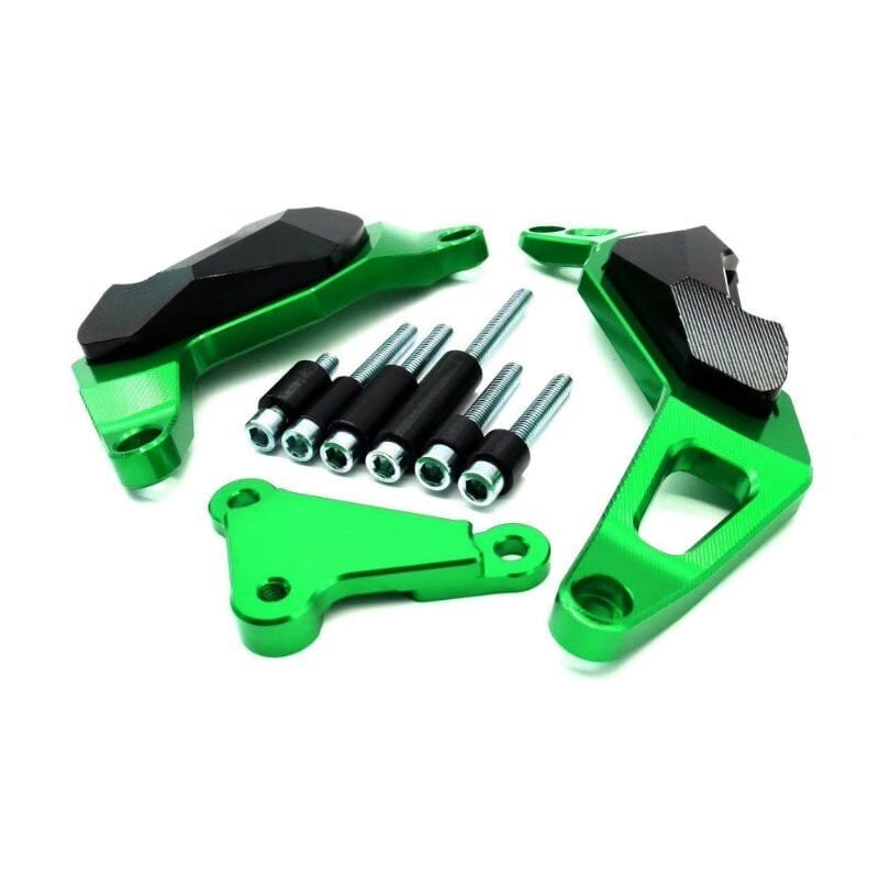 KAWASAKİ NİNJA 400 - Z400 UYUMLU DEKORATİF MOTOR KORUMA YEŞİL