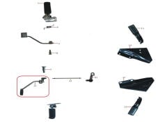 REGAL RAPTOR DD-250E-9B Vites pedalı