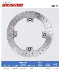 Honda XL 650 V Transalp HONDA XLV 600-650-700/ NX / XRL YUVARLAK ÖN FREN DİSKİ