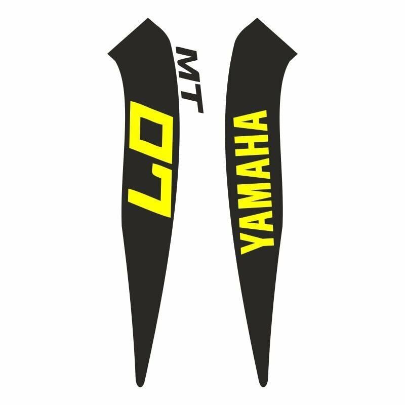 YAMAHA MT07 2014 - 2017 UYUMLU SARI DEPO STİCKER SET