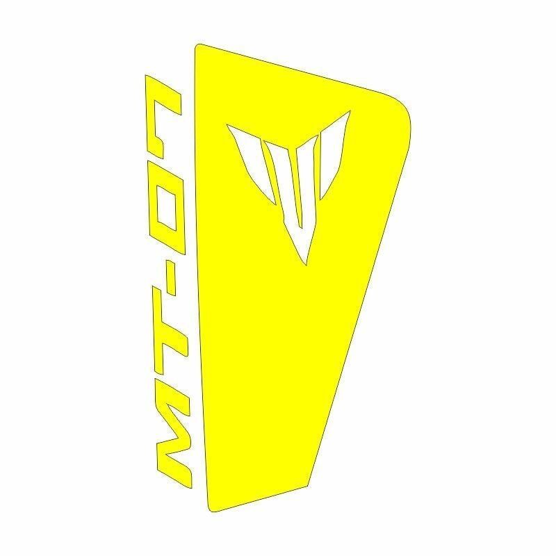 YAMAHA MT07 2014 - 2017 UYUMLU SARI SİPERLİK STİCKER SET