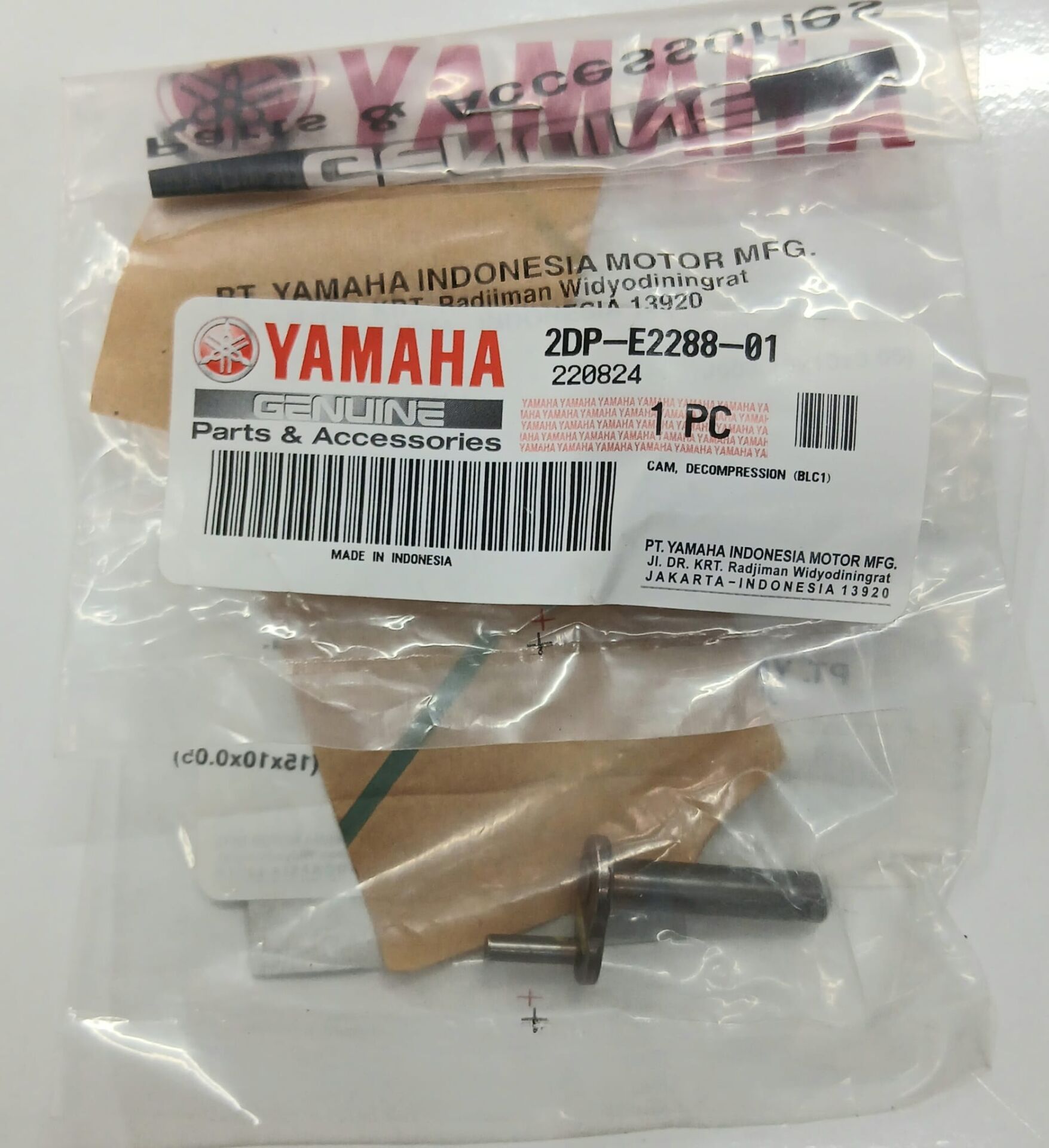 Yamaha N-MAX 155 KAM EKSANTRİK MİL PİMİ