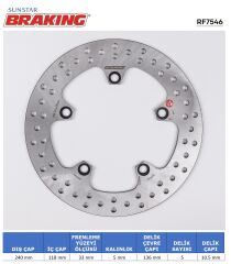 Honda Integra 700 HONDA NC 700-750 / BMW G 310 R / GS YUVARLAK ARKA FREN DİSKİ