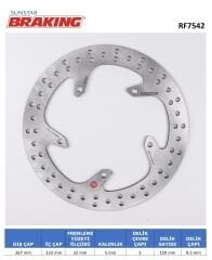 Yamaha FZ8 FAZER YUVARLAK ARKA FREN DİSKİ