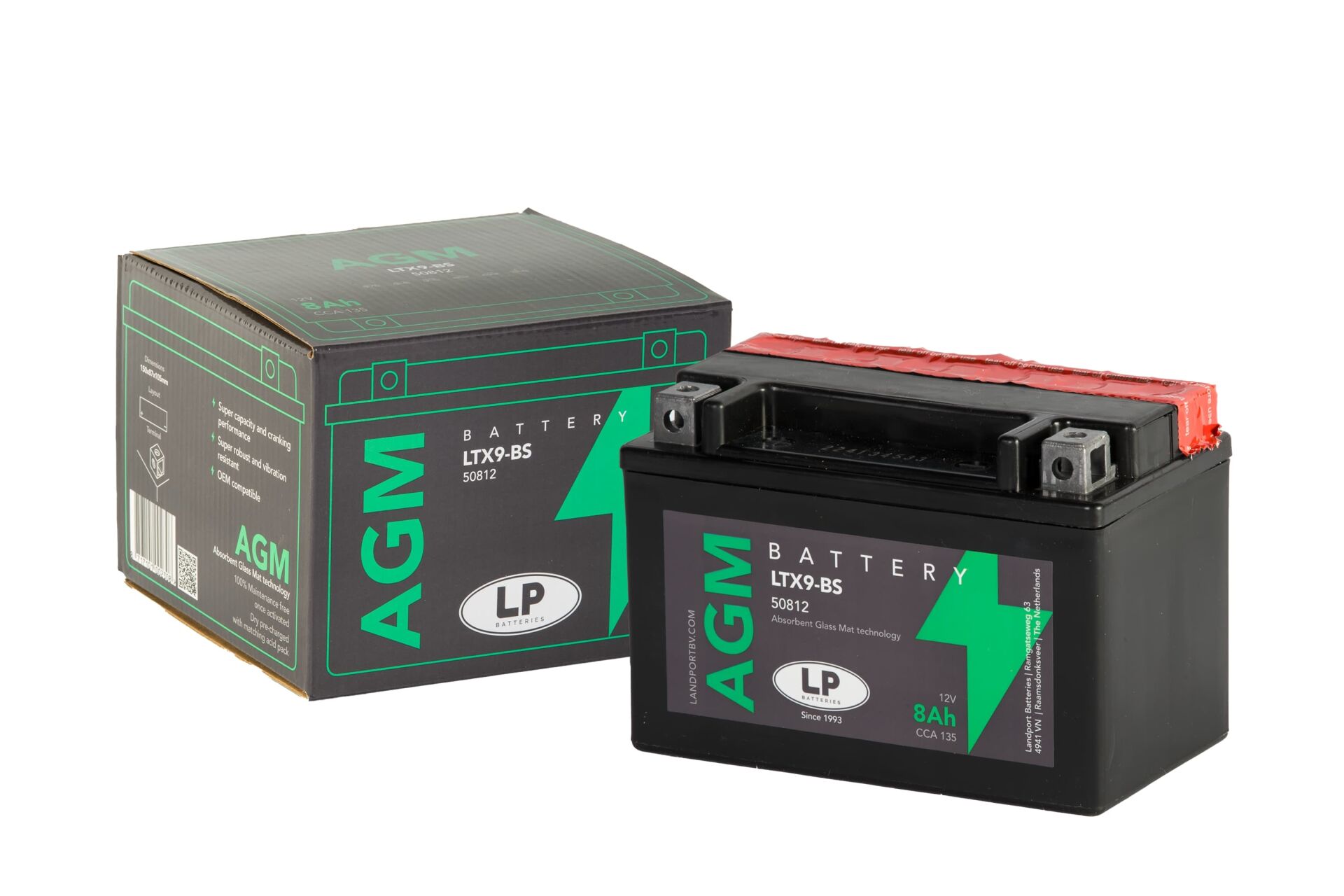 Kawazaki VERSYS X 300 AGM AKÜ (LTX9-BS) / 8 A / KG: 2,85 / L:150 / W:87 / H:105 CCA: 135