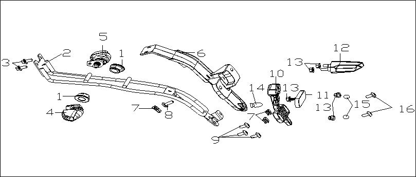VOGE 300DS ARKA SİNYAL SAĞ