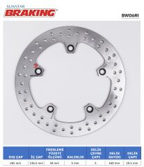 BMW S 1000 XR YUVARLAK ARKA FREN DİSKİ