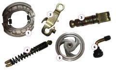 YUKİ PICASSO ARKA AMORTİSÖR SETİ