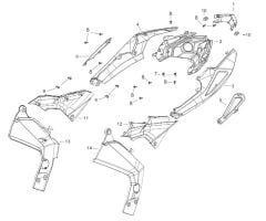 YUKİ GP-2 TARO 125 R SELE ALTI SOL GRENAJ TURUNCU