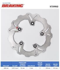 KTM SUPER DUKE / R 990 KTM DUKE 690-990 DALGALI ARKA FREN DİSKİ