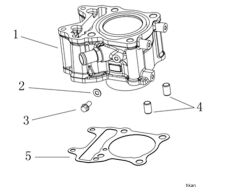 VOGE SR1 ADV SİLİNDİR CONTASI