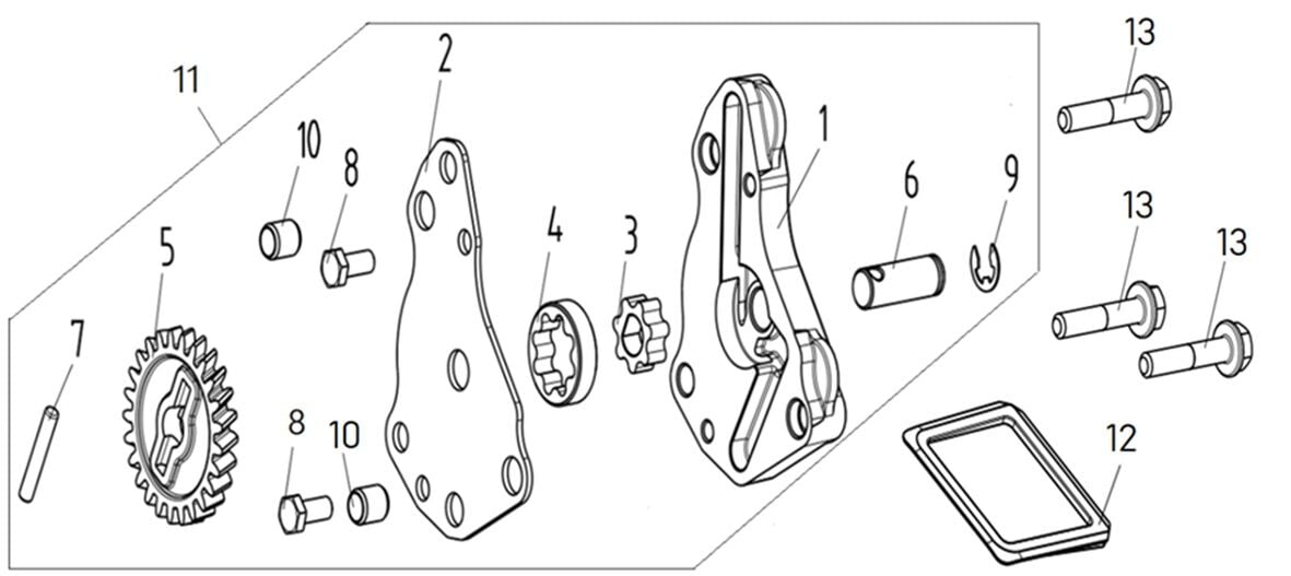 VOGE R125 YAĞ SÜZGECİ