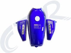 AGK- CG 125 BENZİN DEPOSU ŞAMANDIRASIZ + YAN KAP. MAVİ
