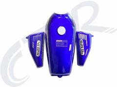 AGK- CG 125 BENZİN DEPOSU ŞAMANDIRASIZ + YAN KAP. MAVİ