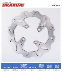 Ducati MULTISTRADA S 1200 DUCATI DALGALI ARKA FREN DİSKİ