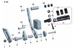 REGAL RAPTOR Spyder 350 Ön Basamak Sağ Komple