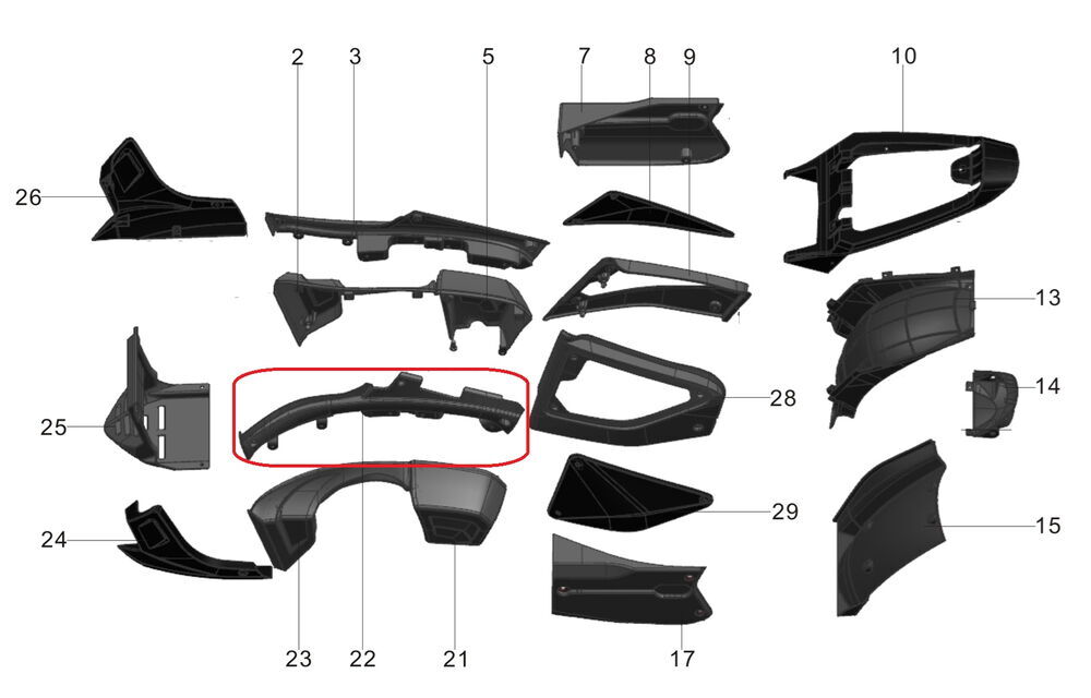 REGAL RAPTOR Pılder 125 Dekoratif Şerit Sağ