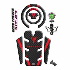 YAMAHA MT07 2021 - 2024 UYUMLU TANK PAD 002